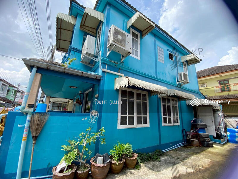ขาย - 93224 - ทาวน์เฮาส์ บ้านฟ้าชมพฤกษ์ เฟส2 (ถ.ลำลูกกา คลอง8) ใกล้ตลาดนัด เดินทางสะดวก พร้อมเข้าอยู่, ปทุมธานี