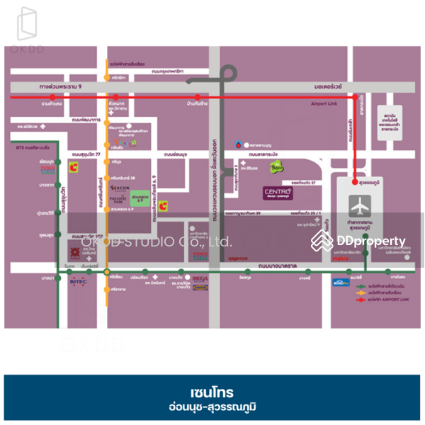 For Sale - Centro Onnut-Suvarnabhumi, Samut Prakan