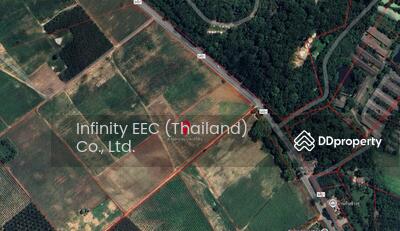 ขาย - (Office CP) ขายที่ดิน2แปลง หนองอิรุณ บ้านบึง ติดถนนเส้น 3401, ชลบุรี