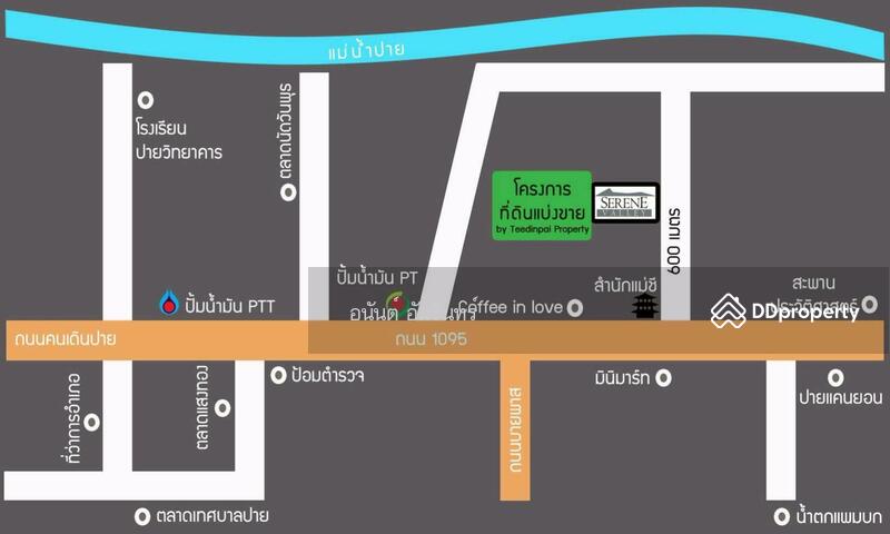 For Sale - Sell land in Chiwit Tid Na Project Phase 2, size 73.9 sq.w., near Huai Sai-Mai Road, Mae Hong Son