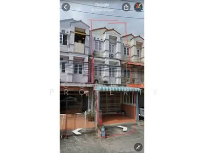 ขาย - ตึกแถว 3 ชั้น หมู่ 5 หน้าหมู่บ้านพิมพาภรณ์ 4 อ.เมือง ชลบุรี Moo 5 Tumbol Bansuan Mueng Chonburi, ชลบุรี