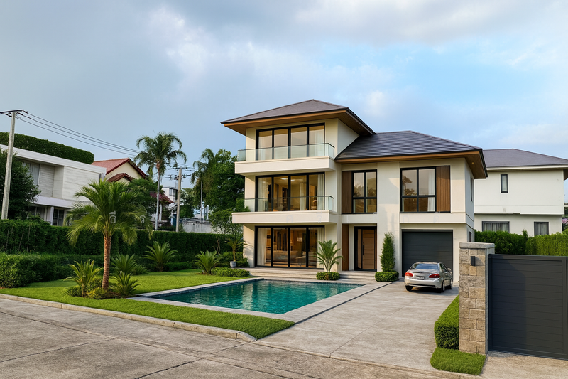 ภาพจำลอง บ้าน บนที่ดิน