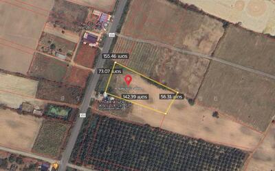ขาย - ที่ดิน 6-1-99.4 ไร่ ติดถนนทางหลวงหมายเลข 333 (สายอู่ทอง-ท่าน้ำอ้อย) ตำบลเมืองการุ้ง อำเภอบ้านไร่, อุทัยธานี