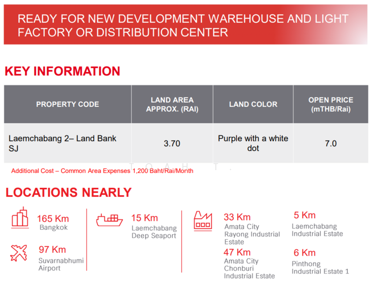 ขายที่ดิน ชลบุรี แหลมฉบัง บางละมุง : land for sell Chonburi Laemchabang Banglamung, ชลบุรี, บางละมุง, บางละมุง, ชลบุรี, 5,920 ตร.ม., ที่ดิน ขาย, โดย TOAH T., 60085195 - DDproperty.com