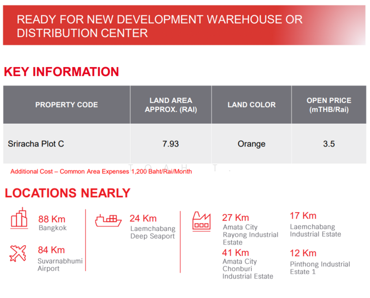 ขายที่ดิน ชลบุรี ศรีราชา บางพระ : land for sell Chonburi Sriracha Bangphra, ชลบุรี, บางพระ, ศรีราชา, ชลบุรี, 12,688 ตร.ม., ที่ดิน ขาย, โดย TOAH T., 60087250 - DDproperty.com