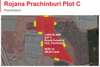 ขาย - ขายที่ดิน นิคมโรจนะ ปราจีนบุรี 304 : land for sell Rojana Industial Prachinburi 304, ปราจีนบุรี