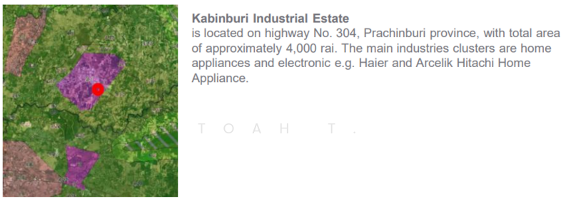 land for sell Kabinburi Industrial Prachinburi 304 road, Prachin Buri, Nong Ki, Kabin Buri, Prachin Buri, , 100,560 sqm, Land For Sale, by TOAH T., 60087361 - DDproperty.com