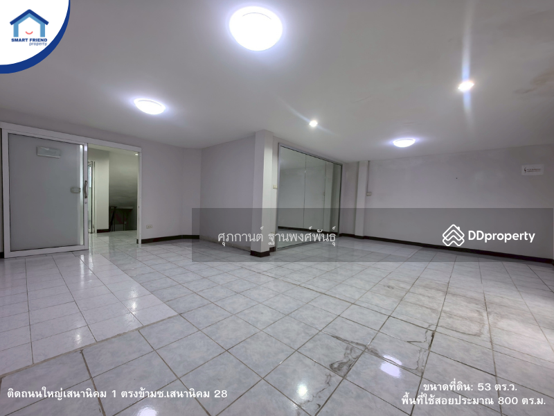 For Sale - Sale 4-Storey Commercial Building with Rooftop for Sale on Sena Nikhom 1 Road, Bangkok