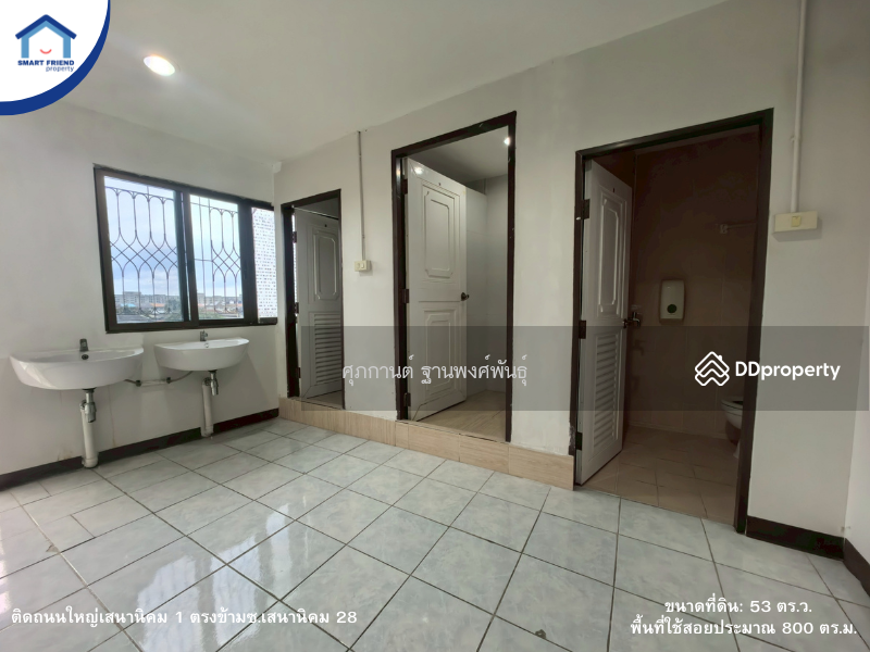 For Sale - Sale 4-Storey Commercial Building with Rooftop for Sale on Sena Nikhom 1 Road, Bangkok