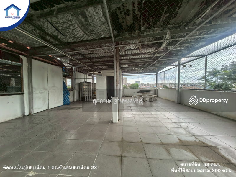 For Sale - Sale 4-Storey Commercial Building with Rooftop for Sale on Sena Nikhom 1 Road, Bangkok