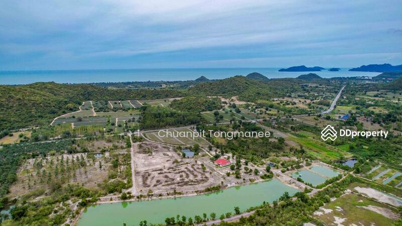 For Sale - Land next from the lake for sale, Land Area 15 Rai 3 Ngan 23 sq.wah, Price 500,00, Prachuap Khiri Khan