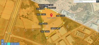 ขาย - ที่ดินใกล้จุดพักรถใหม่มอเตอร์เวย์ศรีราชา ผังสีส้ม EEC ขนาด 44-0-24 ไร่, ชลบุรี