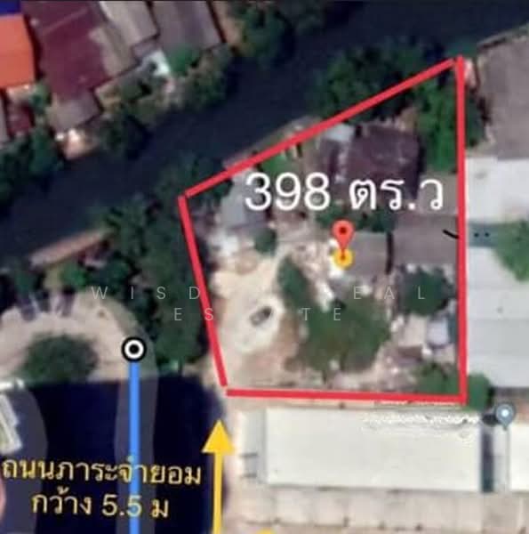 ที่ดิน 398 ตรว. ใกล้ถนนเจริญนคร ใกล้ไอคอนสยาม, กรุงเทพ, 99 887 เจริญนคร แขวงสำเหร่ สำเหร่ กรุงเทพมหานคร, สำเหร่, ธนบุรี, กรุงเทพ, 1,592 ตร.ม., ที่ดิน ขาย, โดย Wisdom Real Estate, 60090995 - DDproperty.com