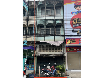 ขาย - ตึกแถวติดถนน ใกล้ตลาดกรุงนนท์ บ้านเลขที่ 555, กรุงเทพ