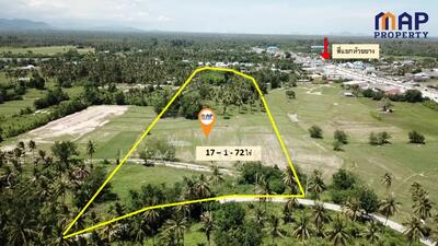 ขาย - ขายที่ดิน ใกล้แยกห้วยยาง 17 ไร่ 1 งาน เข้าซอย 260 ม., ประจวบคีรีขันธ์