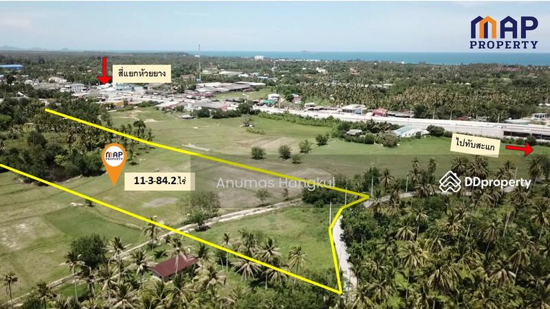 ขาย - ขายที่ดิน ใกล้แยกห้วยยาง 17 ไร่ 1 งาน เข้าซอย 260 ม., ประจวบคีรีขันธ์