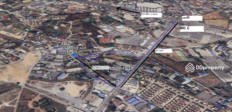 For Rent - Land for Sale or Rent – Kiri Intersection (Kiri Soi 3), Behind Big C Chonburi, Nong Som-O Market, Chon Buri