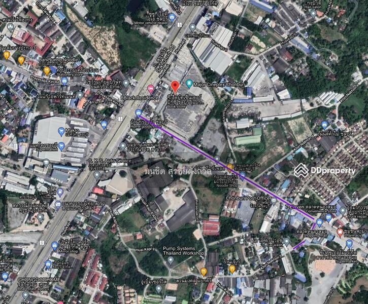 For Rent - Land for Sale or Rent – Kiri Intersection (Kiri Soi 3), Behind Big C Chonburi, Nong Som-O Market, Chon Buri