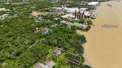 ขาย - ขายที่ดินติดแม่น้ำในคุ้งบางกะเจ้า 1-1-26 ไร่ฝั่งตรงข้ามพระราม 3, สมุทรปราการ