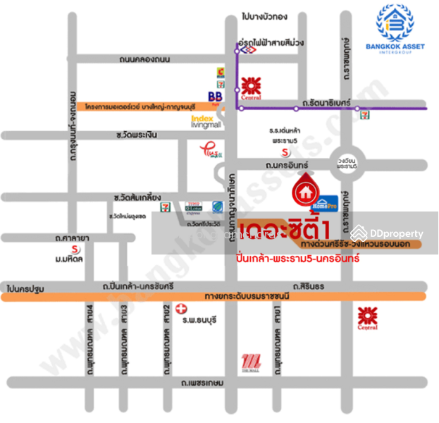 For Sale - The City Pinklao-Rama 5-Nakorn in, Nonthaburi