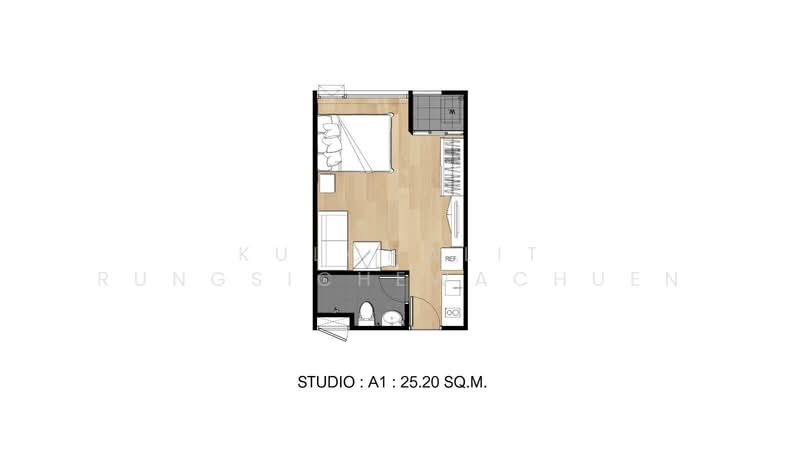Flexi Sathorn - Charoennakorn, Bangkok, 144 Charoen Nakhon Road, Bang Lam Phu Lang, Khlong San, Bangkok, Studio, 25 sqm, Condo For Rent, by Kulchalit Rungsichewachuen, 60103782 - DDproperty.com