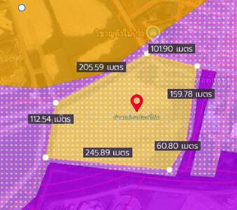 ขาย - ขายที่ดินพานทองสีม่วงลาย 31 ไร่ หลังนิคมอมตะติดถนนลาดยางใกล้แยกพานทอง(ถ.บ้านเก่า3466)-1กม., ชลบุรี