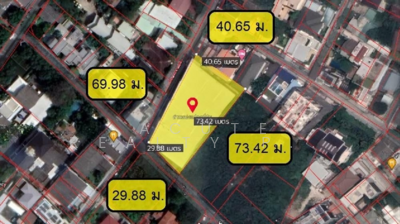 ขาย - ขายที่ดินพร้อมโกดัง ถนนเย็นอากาศ ช่องนนทรี หน้ากว้าง 29 ม. ใกล้ MRT ลุมพินี เพียง 1.6 กม., กรุงเทพ