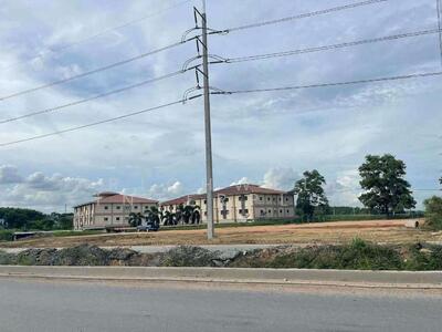 ขาย - ขายที่ดินทำเลดีสีม่วงลายถมแล้วมาบยางพร 2 ไร่ ติดถนน3013ปลวกแดง-บ่อวิน อ.ปลวกแดง, ระยอง