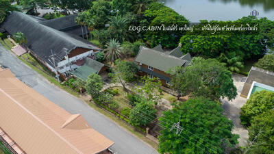 ขาย - ขายบ้านพักตากอากาศ Log Cabin เขาใหญ่ โครงการ โบนันซ่า เขาใหญ่ บ้านไม้ซุงแท้ 5 ห้องนอน ริมทะเลสาบ, นครราชสีมา