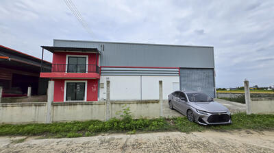 ขาย - โกดัง พร้อมสำนักงาน 2 ชั้น ไทรน้อย นนทบุรี, นนทบุรี