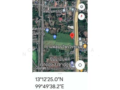 ขาย - ขายที่ดิน ติดถนน2ด้าน เพชรเกษม อ.เขาย้อย เพชรบุรี76140 ทำเลดี น่าลงทุน, เพชรบุรี