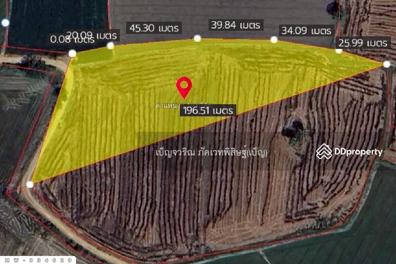 For Sale - MW-934629 Land for sale, 5 rai, 337 sq wah, Ang Thong, near Wat Ban Phran, Ang Thong