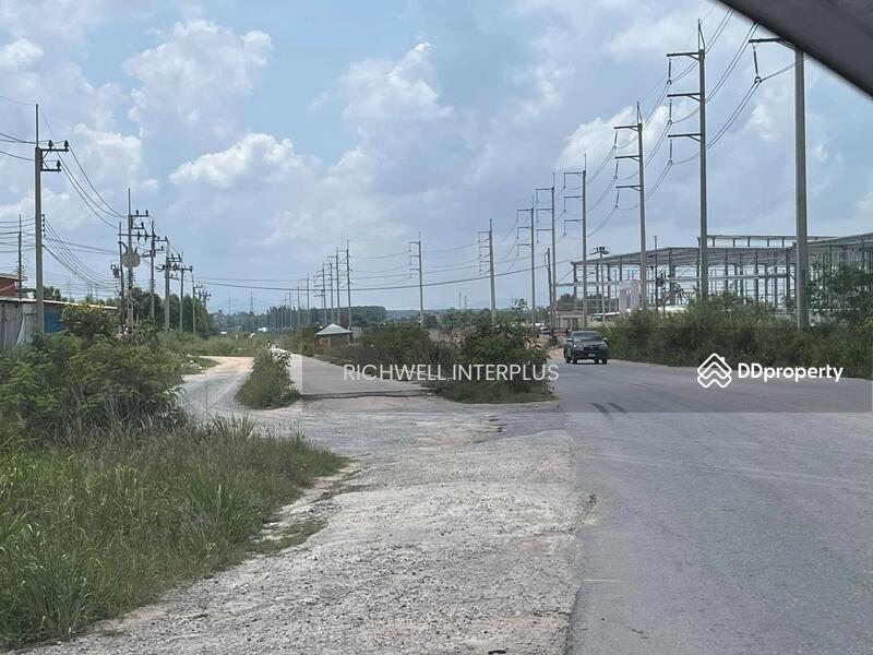 For Sale - Land for sale in Map Yang Phon, purple pattern, 11 rai, behind Amata Bo Win Industrial Estate,, Rayong