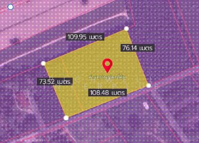 ขาย - ขายที่ดินปลวกแดงสีม่วงลาย 5 ไร่ ซอยมาบยางพร16 ใกล้ถนน3013-300เมตร, ระยอง