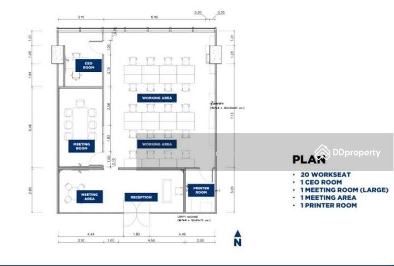 ให้เช่า - Fully furnished office For Rent at Chatuchak 137 sqm Ready to move in., กรุงเทพ