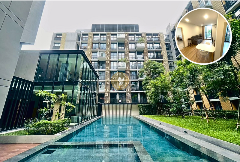 For rent, 350 m. to BTS Ekkamai , 2BR/2BA, Garden View, Fully Furnished, Ready to move in