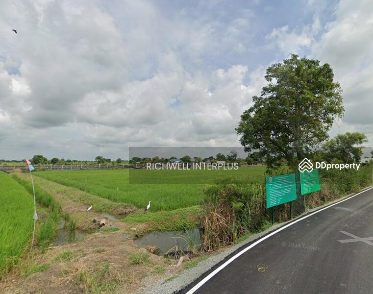 For Sale - Land for sale in Bang Tei, 3 rai, next to a paved road, near the new ring road 365, 4 km,, Chachoengsao