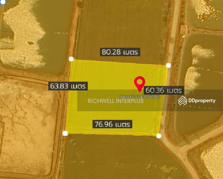 For Sale - Land for sale in Bang Tei, 3 rai, next to a paved road, near the new ring road 365, 4 km,, Chachoengsao