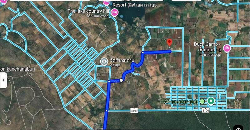 For Sale - ขายที่ดินเปล่า 3-1-51.2 ไร่ ใกล้เขื่อนศรีนครินทร์ - ทำเลธรรมชาติ วิวเขื่อน, Kanchanaburi