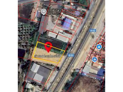 ขาย - ที่ดิน 1ไร่ 2 งาน 46 ตรว.ติดถนนเพชรเกษม ตำบลดอนทราย อำเภอโพธาราม จังหวัดราชบุรี, ราชบุรี