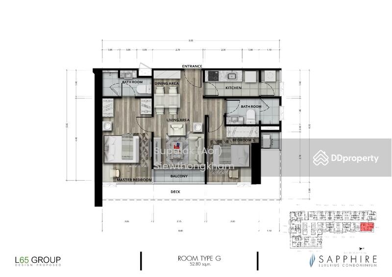 For Sale - Sapphire Luxurious Condominium Rama III, Bangkok