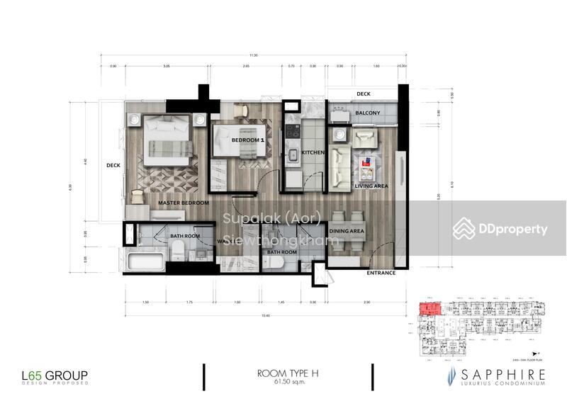 For Sale - Sapphire Luxurious Condominium Rama III, Bangkok
