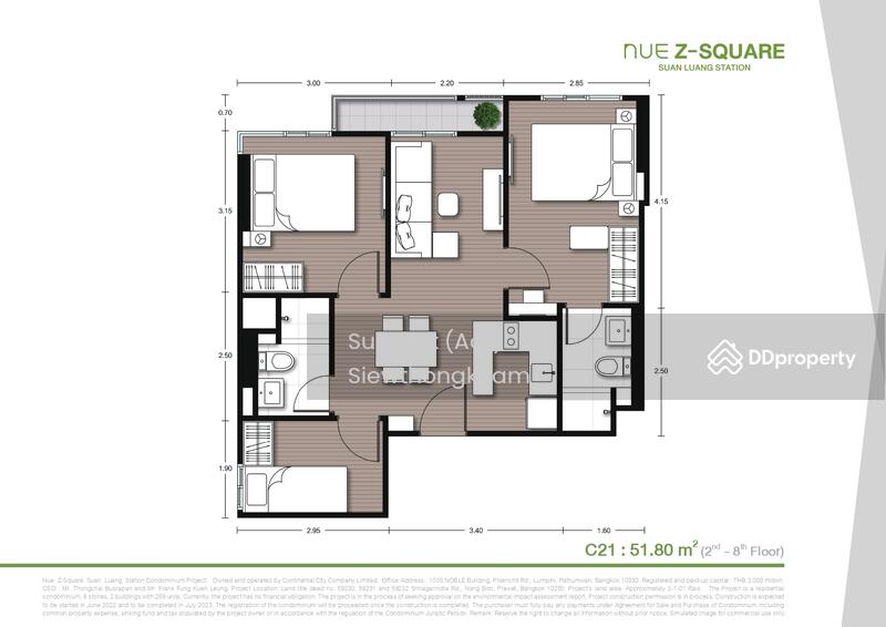 For Sale - Nue Z-Square Suan Luang Station, Bangkok