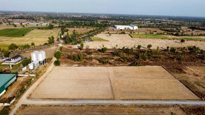 ขาย - ขายที่ดิน สีม่วงล้วน อ.ดอนเจดีย์ จ.สุพรรณบุรี 455 ตารางวา ราคา 1,500 บาท/วา ยกแปลง 667,500 บาท, สุพรรณบุรี