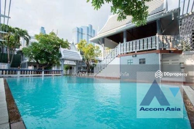 For Rent - Newly renovated Warm Thai-style house with garden and pool in Sathorn, Bangkok