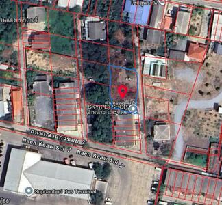 ขาย - ขายที่ดินเปล่า 2 แปลง ขนาด 160 ตารางวา ถนนเณรแก้ว ซอย 7 ใกล้บขส. สุพรรณบุรี, สุพรรณบุรี