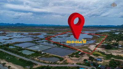 ขาย - ขายด่วน! ที่ดิน 64 ไร่ หน้ากว้าง 250 ม. ติดถนน 3 ด้าน รูปแปลงสวย เหมาะทำโครงการจัดสรร รีสอร์ท, ประจวบคีรีขันธ์