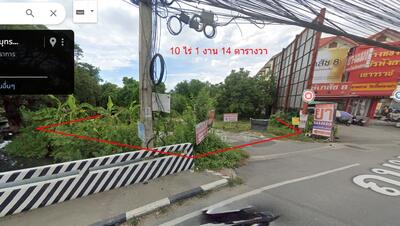 ขาย - ขายด่วน ที่ดินเปล่า ซอย มังกรนาคดี แพรกษา สมุทรปราการ 10 ไร่ 1 งาน 14 ตารางวา, สมุทรปราการ