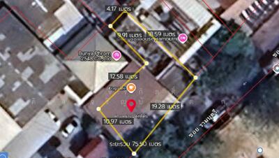 ขาย - ที่ดิน แถมสิ่งปลูกสร้าง ใกล้ถนนข้าวสาร วัดชนะสงคราม มีโฉนด พร้อมโอน, กรุงเทพ