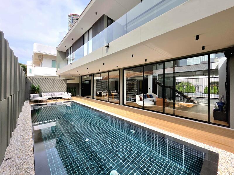 Jomtien Modern Pool Villa, Chon Buri (Pattaya), เลียบชายหาดจอมเทียน, Nong Pru, Bang Lamung (Pattaya), Chon Buri (Pattaya), 5 Bedrooms, 390 sqm, Villa For Rent, by Tharathorn Yuenyong, 60148194 - DDproperty.com